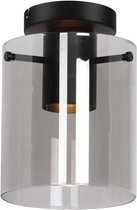 Interno Plafondlamp downlight zwart/smoke glas - Modern - Freelight - 2 jaar garantie