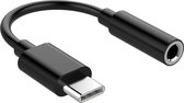 NÖRDIC USBC-AUDIO USB-C naar 3,5 mm audio-adapter - Zwart