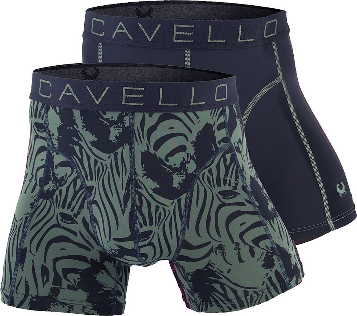 Cavello Microfiber Boxershorts 2-pack Dark Grey