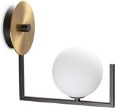 Ideal Lux Birds - Wandlamp Modern - Zwart - H:25.5cm  - G9 - Voor Binnen - Metaal - Wandlampen - Slaapkamer - Woonkamer