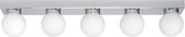 Light Your Home Designer's Lightbox Shades Plafondlamp - Ø 25 Cm - Metaal - 4xGU10 - Woonkamer - Eetkamer - Wit