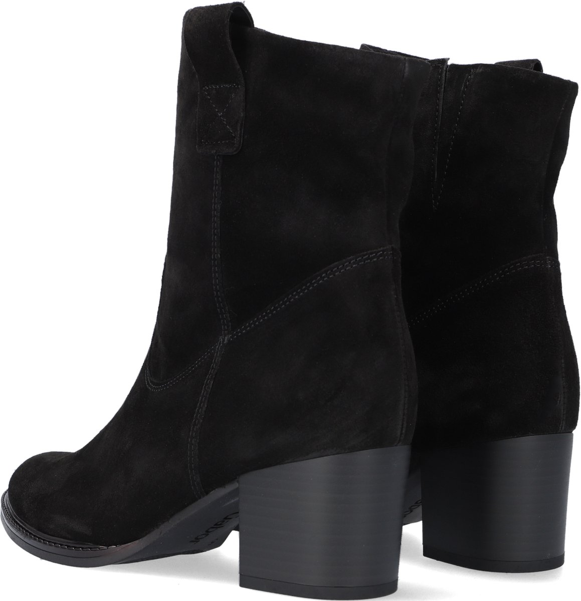 Gabor 893 Enkellaarsjes - Enkelboots met rits - Dames - Zwart - Maat 38 |  bol.com