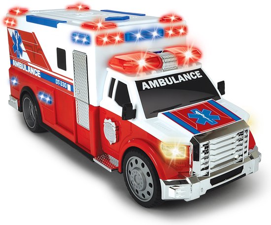 Dickie Toys - Ambulance - 33 cm - Son et lumière - Véhicule jouet