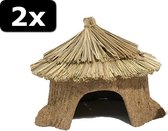 2x EDIBLE PLAY SHACK XL 32X30X27CM