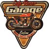 Clayre & Eef Wanddecoratie 40x40 cm Oranje Ijzer Driehoek Cafe Racer Garage Muurdecoratie