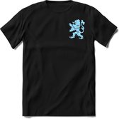 Nederland - Licht Blauw - T-Shirt Heren / Dames  - Nederland / Holland / Koningsdag Souvenirs Cadeau Shirt - grappige Spreuken, Zinnen en Teksten. Maat 3XL