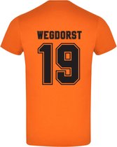 Wegdorst Oranje Heren T-shirt | koningsdag | Willem Alexander | koning | bier | koningin | Maxima | Nederlands Elftal | wk | ek
