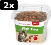2x SANAL CAT FISH TRIO CUP 75GR