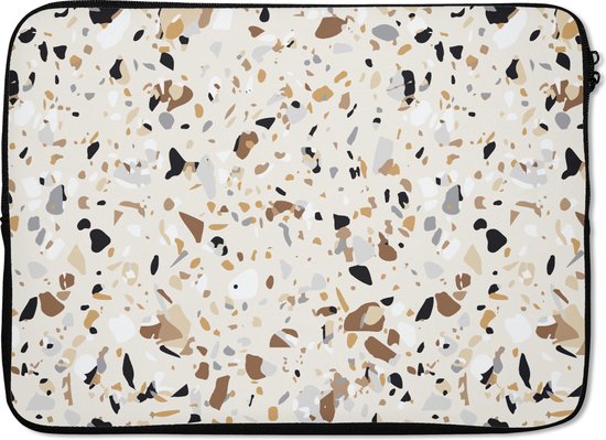 Housse pour ordinateur portable 13 pouces - Terrazzo - Motifs - Design - Housse pour ordinateur portable