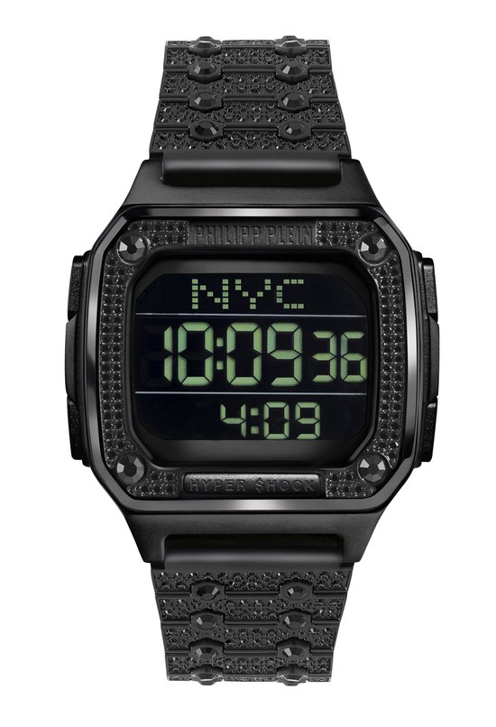 Philipp Plein Hyper $Hock PWHAA1421 Horloge - Staal - Zwart - Ø 42 mm