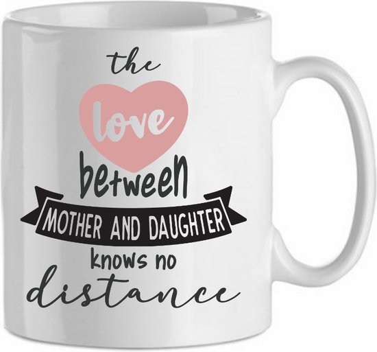 Mug 'L'amour entre une mère et sa fille ne connaît pas de distance