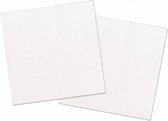 servetten 33 x 33 cm papier wit 20 stuks