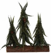 decoratiebomen 30 x 6 cm groen