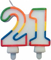 cijferkaars '"21'' 8 cm