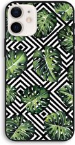 Case Company® - iPhone 12 hoesje - Geometrische jungle - Biologisch Afbreekbaar Telefoonhoesje - Bescherming alle Kanten en Schermrand