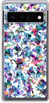 Case Company® - Google Pixel 6 Pro hoesje - Hibiscus Flowers - Soft Cover Telefoonhoesje - Bescherming aan alle Kanten en Schermrand