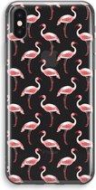 Case Company® - iPhone XS Max hoesje - Flamingo - Soft Cover Telefoonhoesje - Bescherming aan alle Kanten en Schermrand