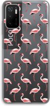 Case Company® - Xiaomi Poco M3 Pro 5G hoesje - Flamingo - Soft Cover Telefoonhoesje - Bescherming aan alle Kanten en Schermrand