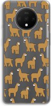 Case Company® - OnePlus 7T hoesje - Alpacas - Soft Cover Telefoonhoesje - Bescherming aan alle Kanten en Schermrand