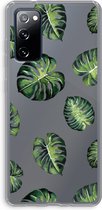 Case Company® - Samsung Galaxy S20 FE / S20 FE 5G hoesje - Tropische bladeren - Soft Cover Telefoonhoesje - Bescherming aan alle Kanten en Schermrand