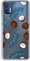 Case Company® - Motorola Moto G9 Plus hoesje - Kokosnoot - Soft Cover Telefoonhoesje - Bescherming aan alle Kanten en Schermrand