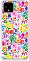 Case Company® - Google Pixel 4 hoesje - Little Flowers - Soft Cover Telefoonhoesje - Bescherming aan alle Kanten en Schermrand