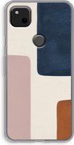 Case Company® - Google Pixel 4a hoesje - Geo #5 - Soft Cover Telefoonhoesje - Bescherming aan alle Kanten en Schermrand