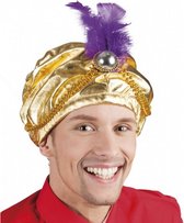 hoed Sultan Selim heren goud/paars