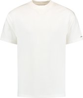 Purewhite -  Heren Relaxed Fit   T-shirt  - Wit - Maat XXL