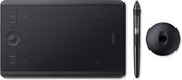 Wacom Intuos Pro Small - Digitizer - rechts- en linkshandig - 16 x 10 cm - multitouch - elektromagnetisch - 6 knoppen - draadloos, met bekabeling - Bluetooth, USB 2.0 - zwart