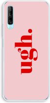 Case Company® - Huawei P Smart Pro hoesje - Ugh - Soft Cover Telefoonhoesje - Bescherming aan alle Kanten en Schermrand