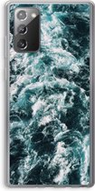 Case Company® - Samsung Galaxy Note 20 / Note 20 5G hoesje - Zee golf - Soft Cover Telefoonhoesje - Bescherming aan alle Kanten en Schermrand