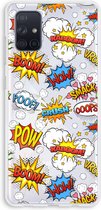 Case Company® - Samsung Galaxy A71 hoesje - Pow Smack - Soft Cover Telefoonhoesje - Bescherming aan alle Kanten en Schermrand