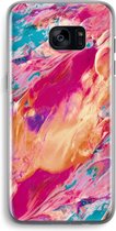 Case Company® - Samsung Galaxy S7 Edge hoesje - Pastel Echoes - Soft Cover Telefoonhoesje - Bescherming aan alle Kanten en Schermrand