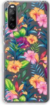 Case Company® - Sony Xperia 10 III hoesje - Tropisch 2 - Soft Cover Telefoonhoesje - Bescherming aan alle Kanten en Schermrand