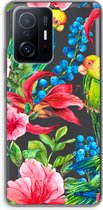 Case Company® - Xiaomi 11T hoesje - Papegaaien - Soft Cover Telefoonhoesje - Bescherming aan alle Kanten en Schermrand