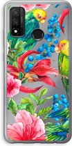 Case Company® - Huawei P Smart (2020) hoesje - Papegaaien - Soft Cover Telefoonhoesje - Bescherming aan alle Kanten en Schermrand