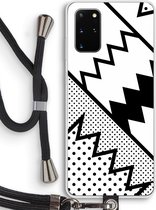 Case Company® - Samsung Galaxy S20 Plus hoesje met Koord - Pop Art #5 - Telefoonhoesje met Zwart Koord - Bescherming aan alle Kanten en Over de Schermrand