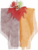 hangdecoratie Clown 30 cm PVC/polyester