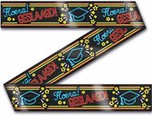 party tape Geslaagd neon 12 meter