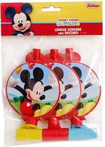 roltongen Mickey Mouse junior rood 3 stuks