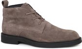 Suitable - Hobro Chukka Boot Suede Taupe - Schoenmaat 43cm - Suede Heren Veterschoenen