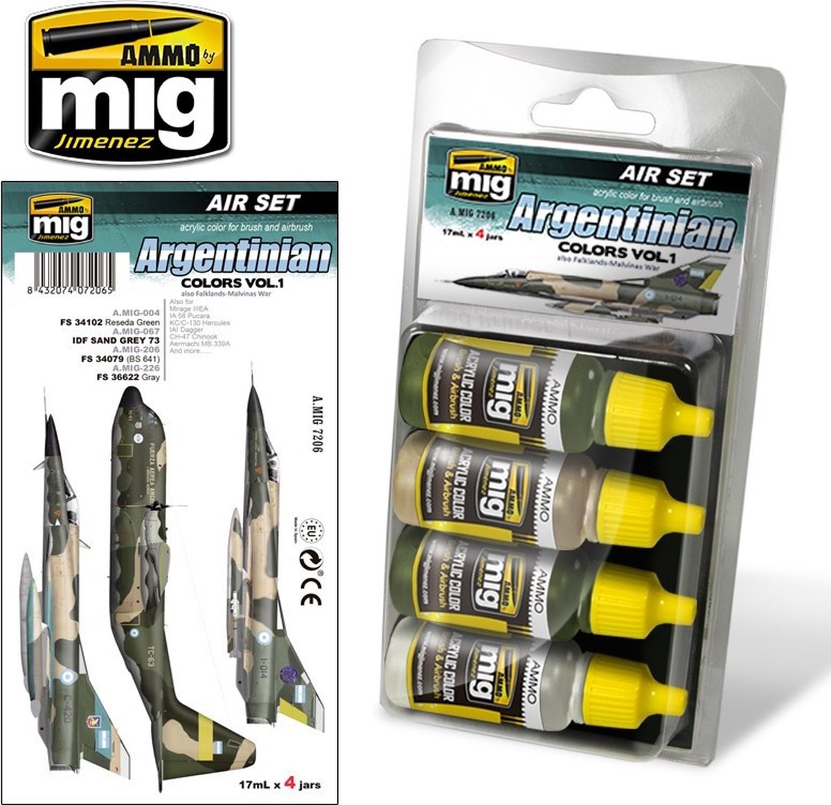 Mig - Argentinian Colors Vol.1 Falklands (Mig7206) - modelbouwsets ...