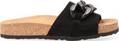 Lazamani  - SANDAAL SUEDE - Black - 37