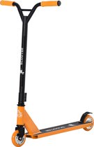 HOMCOM Stuntstep met ABEC-7 kickstep fun step met rem aluminium blauw AA1-083