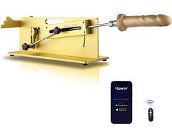 PRO 5 Premium Seksmachine TableTop KlicLok Smart APP Goud