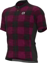 Ale Fietsshirt Korte Mouwen Off-Road Gravel Scottish - Rood - XXL - Valt klein