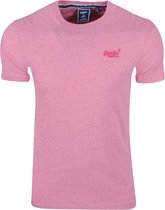 Superdry - Heren T-Shirt - Vintage Logo - Organic Cotton - Mid Pink Grit