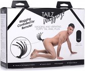 Waggerz Moving & Vibrating Puppy Tail - Butt Plugs & Anal Dildos black