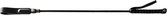 Rouge - BDSM - Lange Rijzweep met Smalle Tip - Leder - 60 cm - Zwart